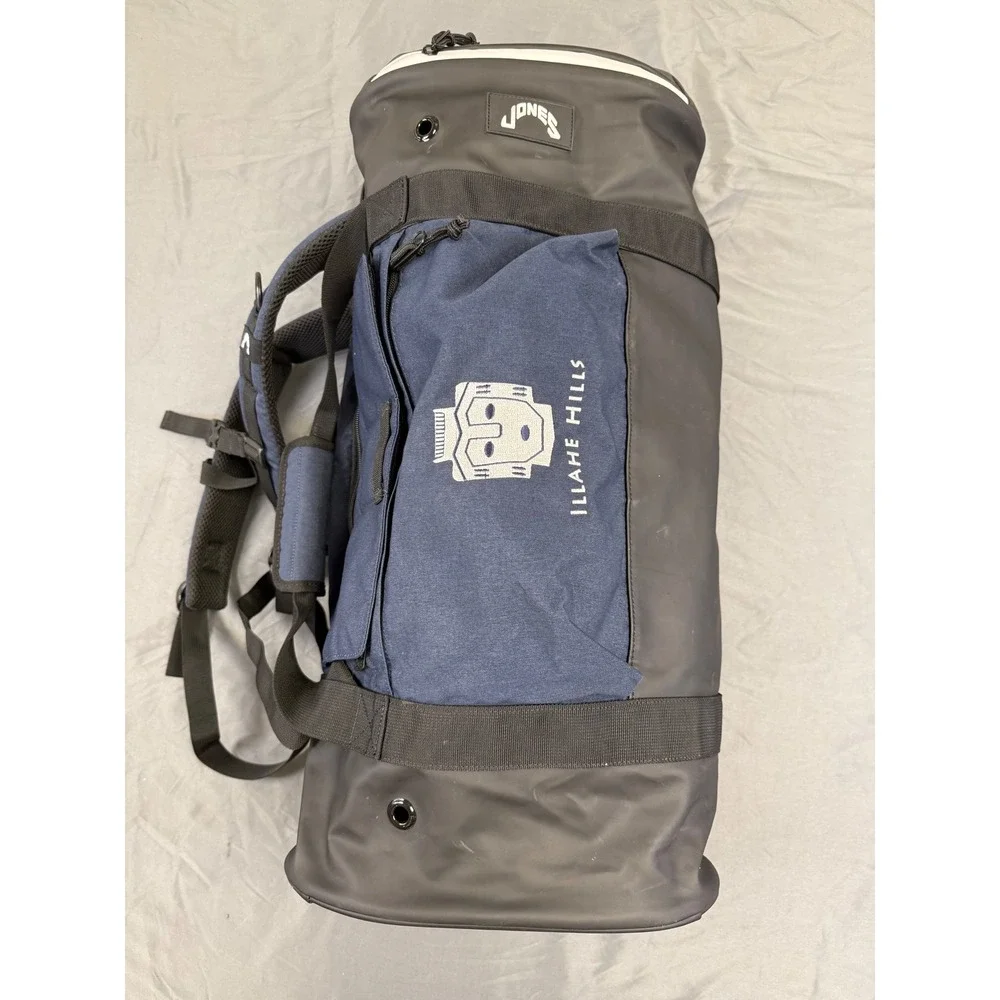 Jones Sports Co Weekender Duffel Backpack Bag Black Navy Blue Bag‎ Illahe Hills